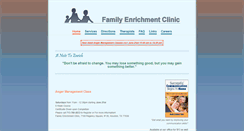 Desktop Screenshot of familyenrichmentclinic.com